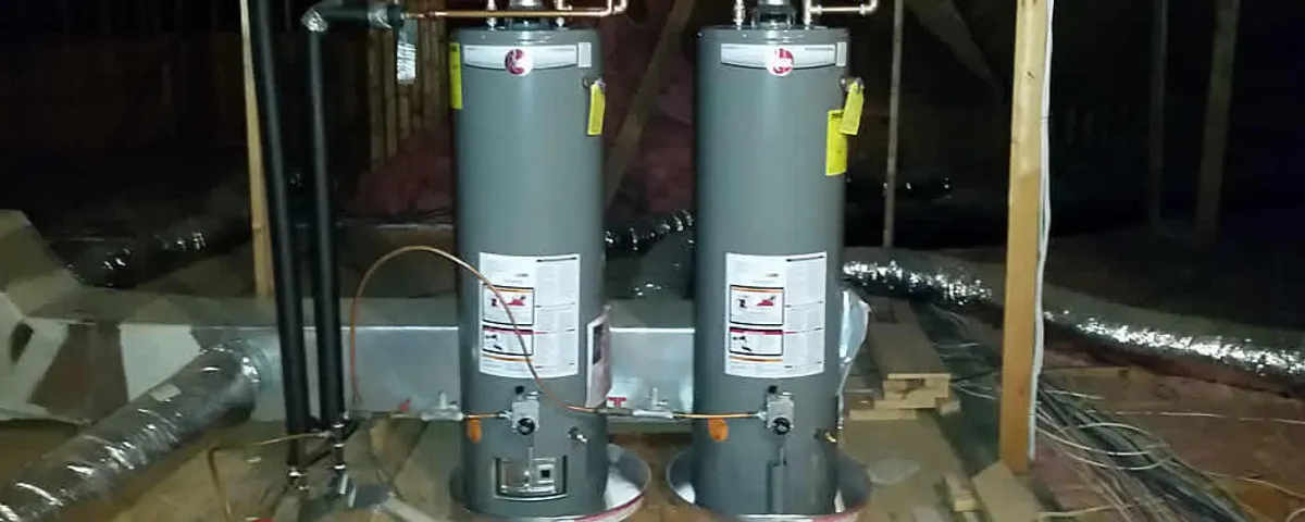Tankless water heater installation for home hot water in Easton, PA